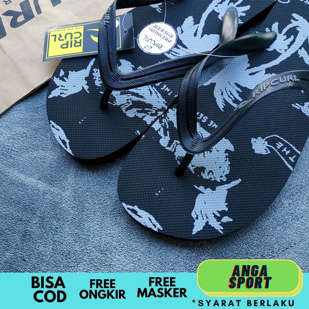 SANDAL JEPIT DISTRO RIPCURL / SANDAL KASUAL PRIA / SANDAL DISTRO COWOK/ SANDAL SANTAI MOTIF COCONUT