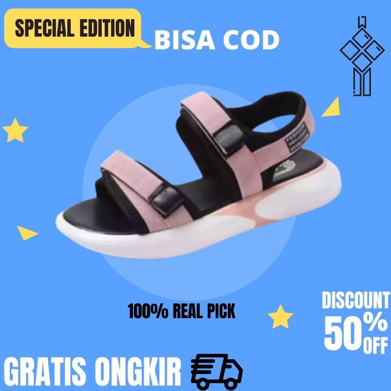 Sandal Gunung Korea Wanita Daisy Terlaris Sandal Sendal Gunung Wanita Cewek Perempuan  Korea Tali Vi