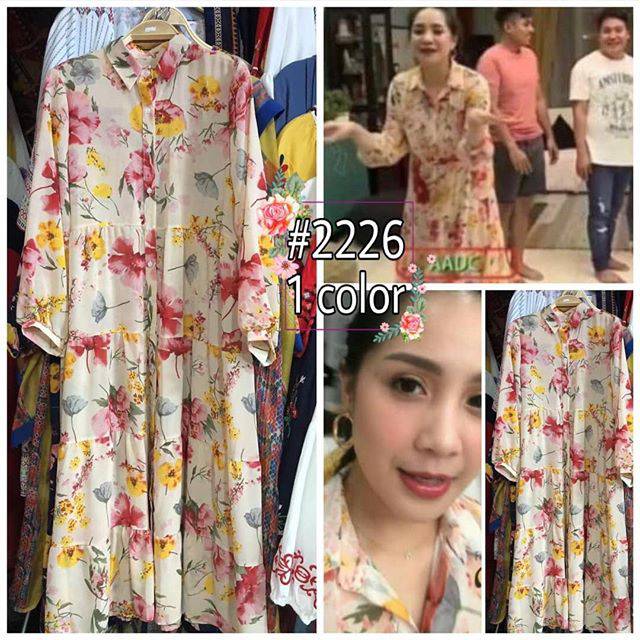 DRESS WANITA BAJU  BANGKOK CASUAL  BAJU  IMPORT Dress 