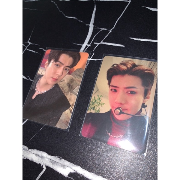 pc photocard sehun exo dftf sing for you