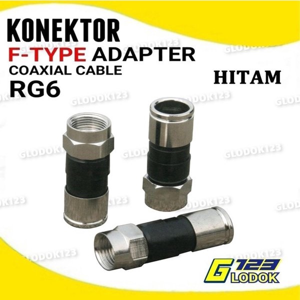 Konektor Jack Connector F RG 6 Press Compression RG6 Compress PPC EX6