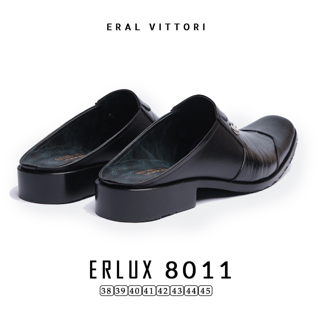 Eral Vittori - Erlux 8011 Sepatu Sandal Pria Kulit Bustong