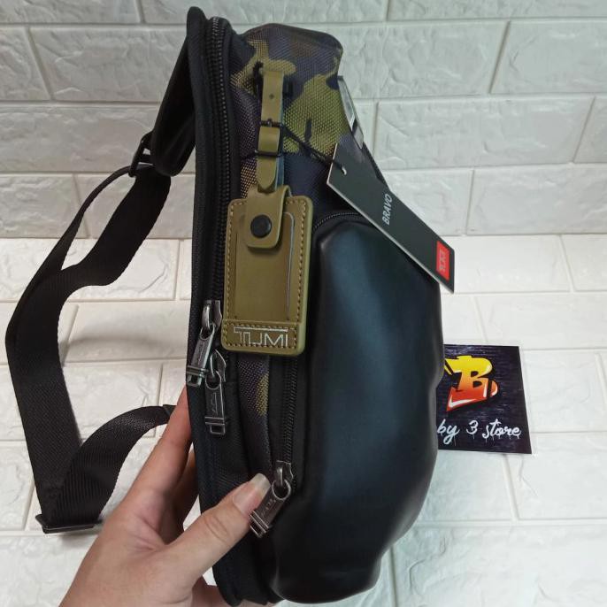 Waist Bag /Body Bag Pria Tumi Bravo Miror Quality Paprikaolshop321