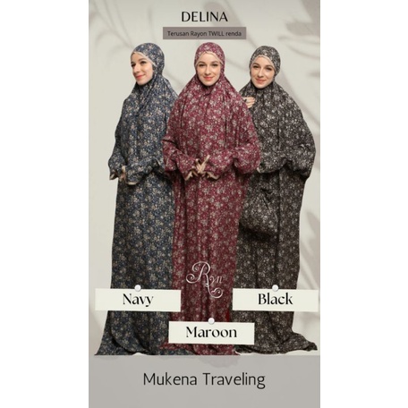 Mukena traveling terusan / Mukena Devina / Ori RYN