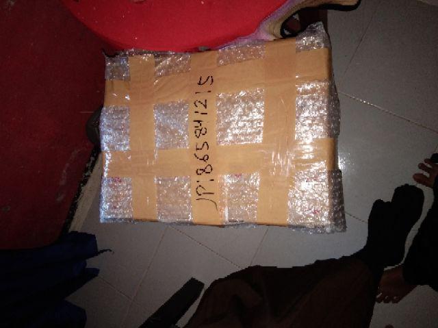 Kotak Hantaran Frame Tebal Mahar Nikah Putih Silver Isi 4