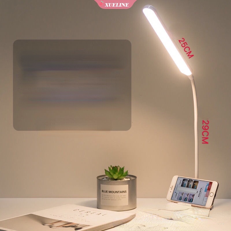 LED Eye Care Lamp Light USB Dimmable Bedside Desk Table Lamp Adjustable Study/Work/Reading Light Ready Stock