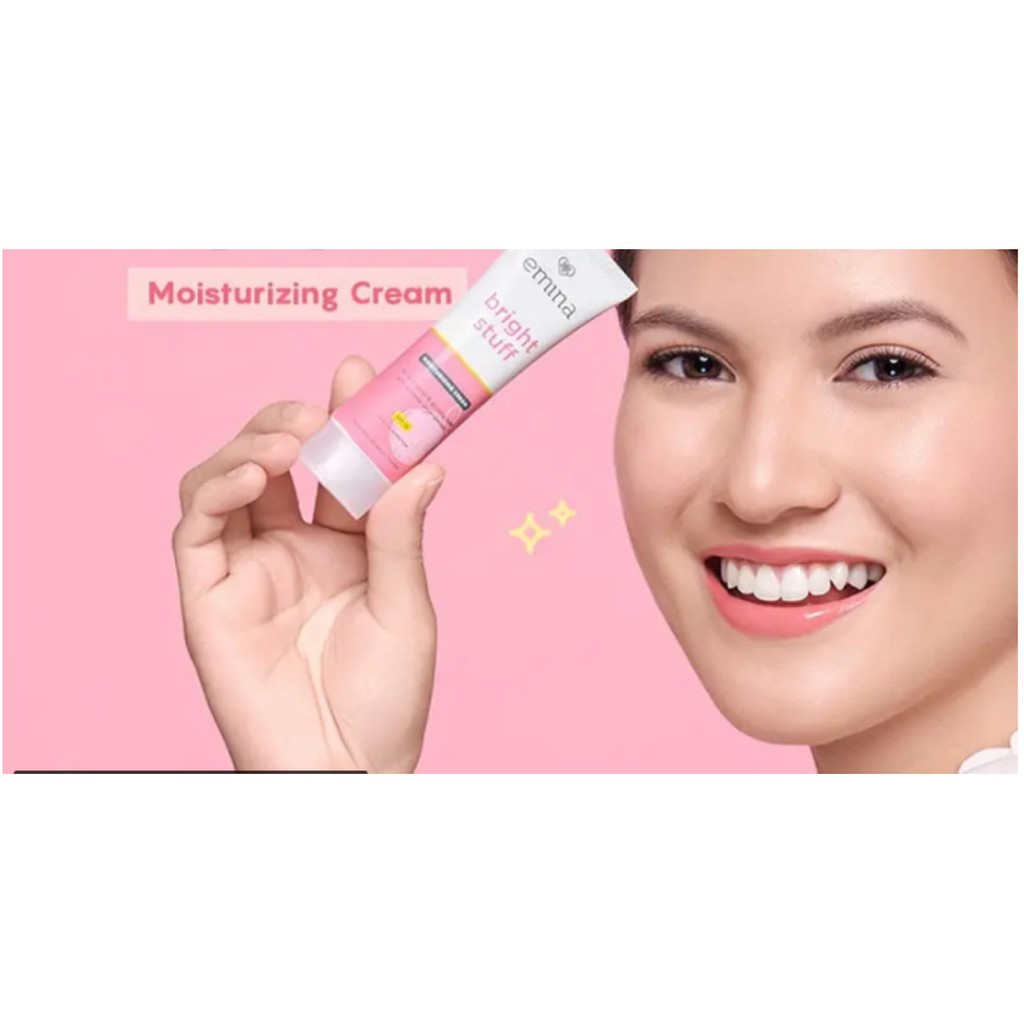 Emina Bright Stuff Moisturizing Cream /Emina Cream wajah / cream wajah emina