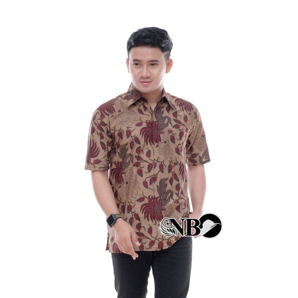 Kemeja Batik Pria Lengan Pendek Baju Batik Pria size M L XL XXL Baju Pria kantor