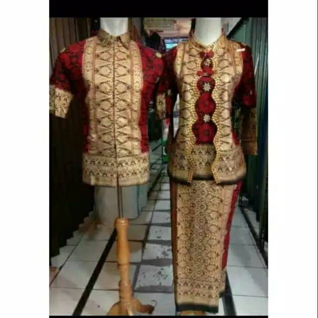Batik songket Palembang