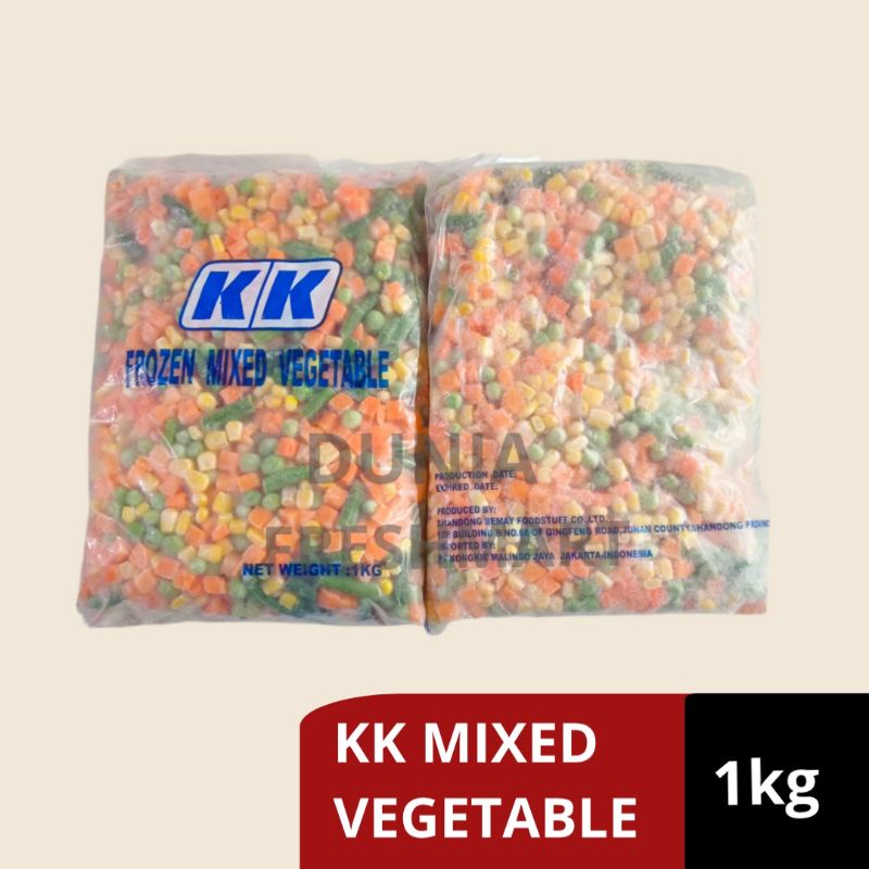 

KONG KEE KK MIXED VEGETABLE 4WAYS SAYURAN BEKU 1KG/1000GRAM