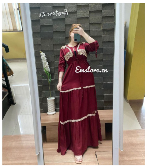 GAMIS IRISH BELLA RENDA SUSUN / GAMIS RENDA SUSUN / GAMIS ARABIA / GAMIS BUSUI / GAMIS MURAH
