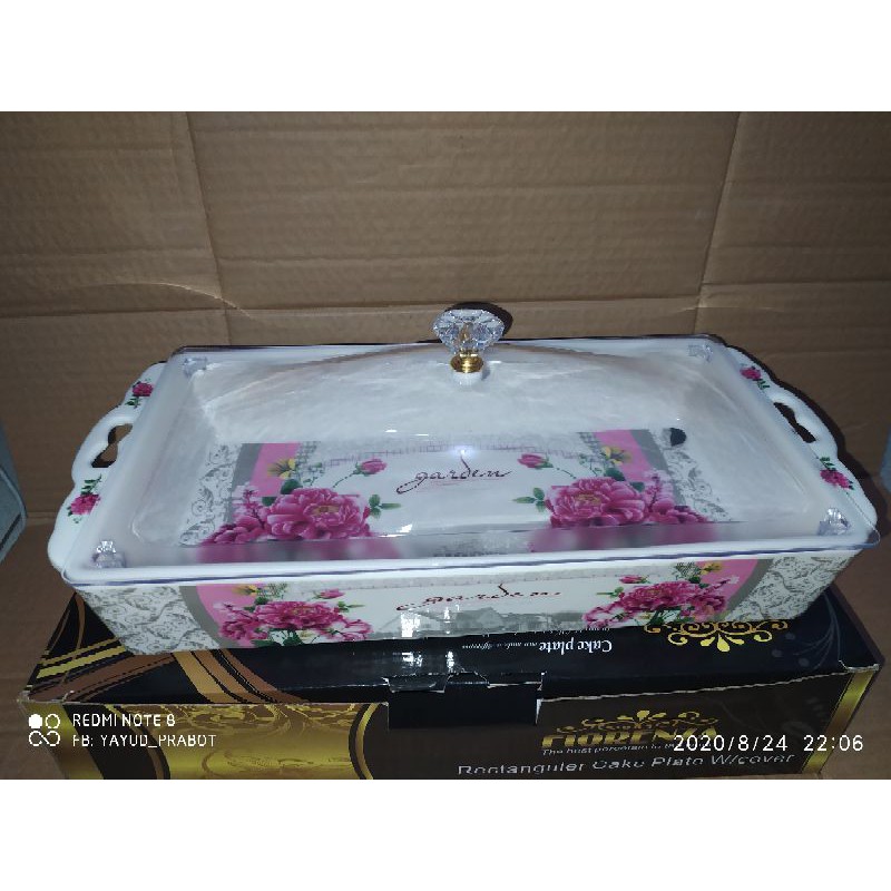 tempat kue basah fiorenza dengan tutup