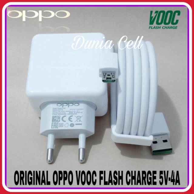 CHARGER HP OPPO F11 / OPPO F11 PRO VOOC Flas Charge ORIGINAL 100% Casan Oppo 5V-4A