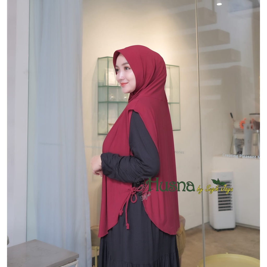 Terbaru Husna Hijab Sport khadijah Cardi Ropel Jersey Premium Zara