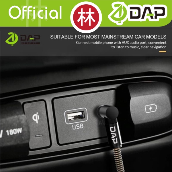 DAP D-AU03 Kabel Jack Audio AUX 3.5mm Model L Gaming Series 150cm Ori