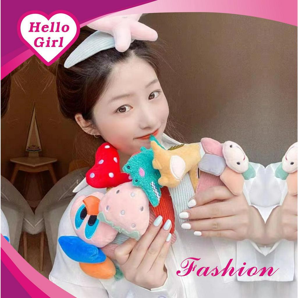 (Hello Girl)F226 Jepit Rambut Anak Lucu Motif Karakter Imut Gaya Korea Import