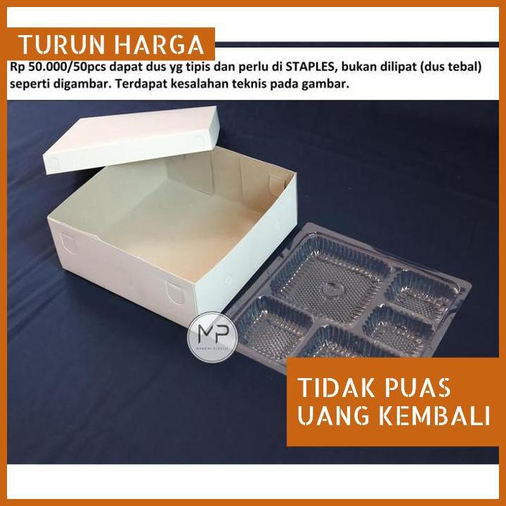 

PROMO DUS KOTAK NASI & MIKA DALEMAN ISI 5 UK. 20X20CM (50PCS) BERKUALITAS