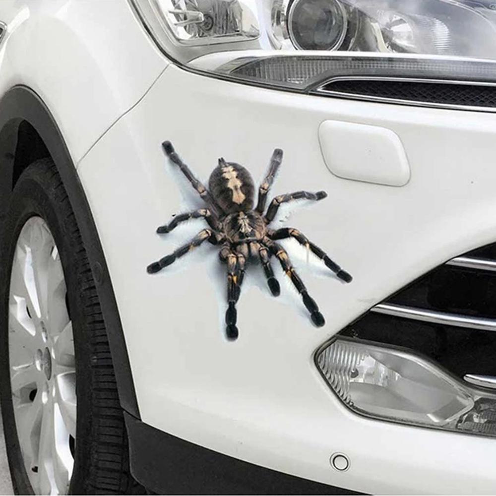 Lanfy Stiker Mobil Bumper Car Mirror High stickiness Anti Air Jendela Kendaraan Scorpion Spider Sticker