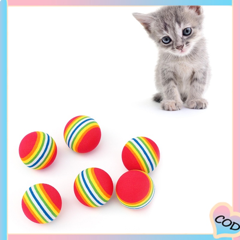 [✅Ready stock]1 PCS Mainan Kucing Bola - Cat Toys Bola Jeruji Toys Mainan Bola