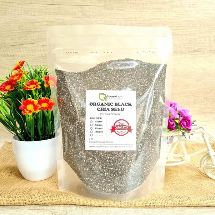 

Organic Chia Seed Peru kualitas terbaik (1 kilogram) by Granology