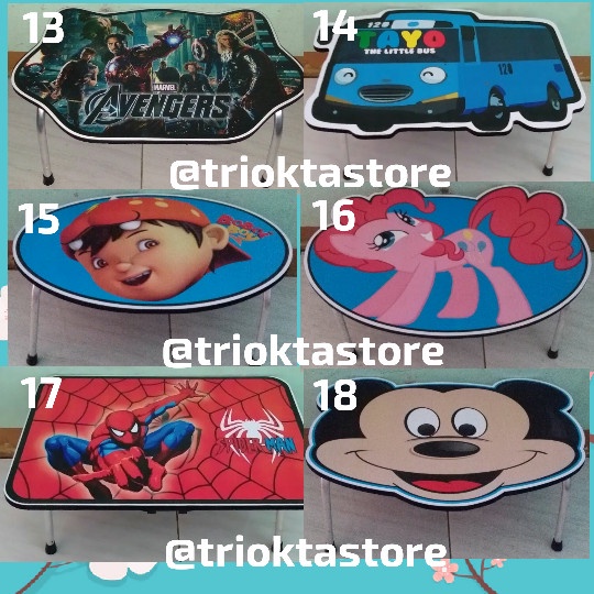 

Meja Belajar Anak | Meja lipat | Meja Karakter My Little Pony Pink