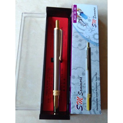 Pen Bekam SAMORA  silver gold  / Pena  jarum lancet SAMORA