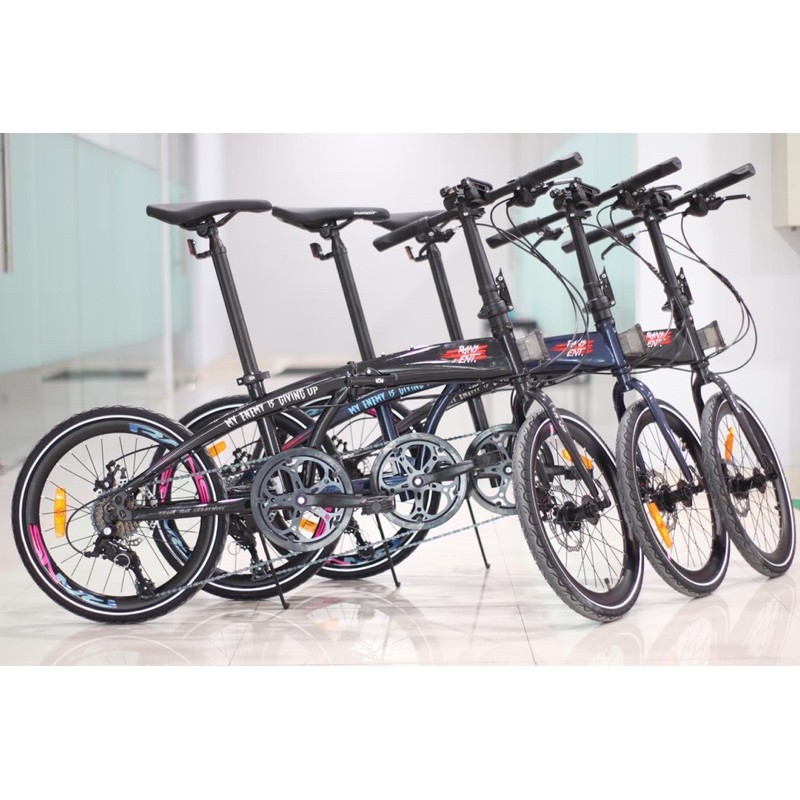 Instan Sepeda Lipat Element Police Milan Rans 2.0 Entertainment Raffi Ahmad Nagita Slavina Rafathar limited SNI 20 inch 8 speed rem cakram-5