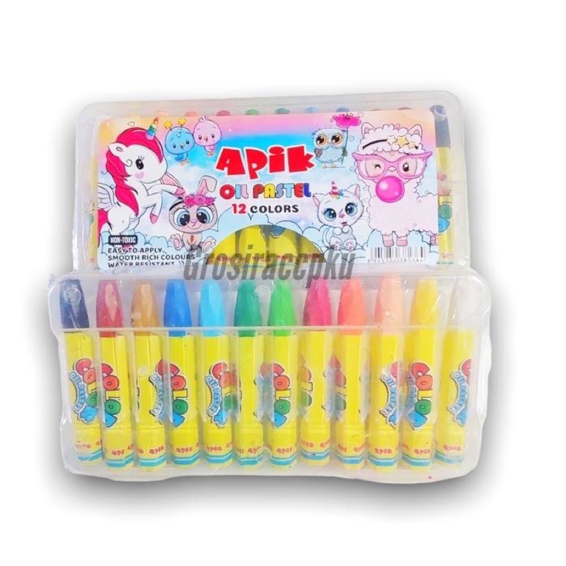 Crayon Mewarnai anak 12 Warna Crayon Murah /Krayon