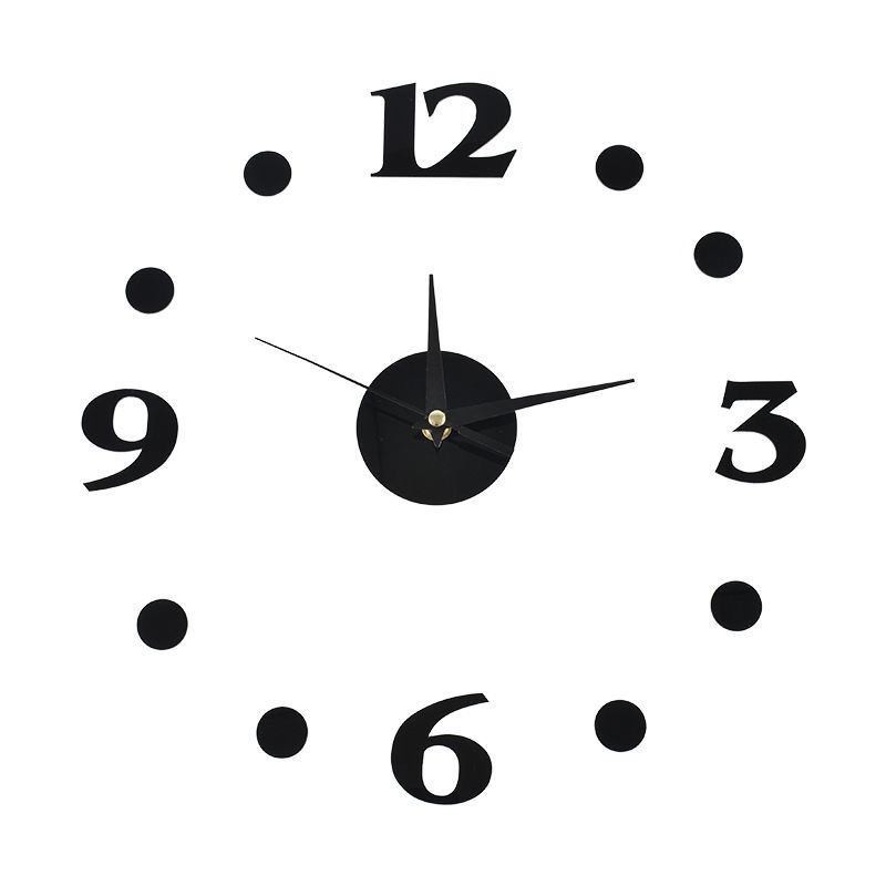 Jam DIY Dinding Besar Diameter 40cm Silent Original / Jam Dinding Tempel 3D / Jam Creative Tembok-MOTIF 2