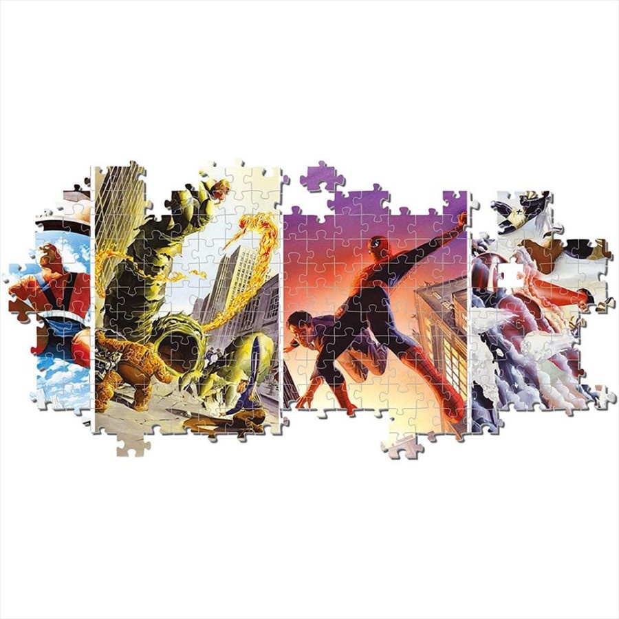 Clementoni 39611 Panorama Marvel Avengers Superhero Puzzle 1000 pcs