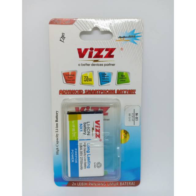 Baterai Vizz BLACKBERRY BB Q10