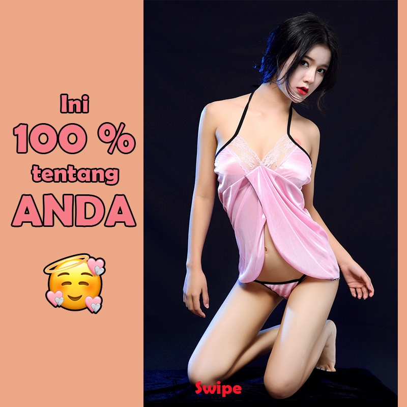 d1976 Baju Haram Cewe Bikini Lingery Lingerie Lingeri Lingeria Lengerie Lingery Sexy Wanita Dewasa Hot Binal Jumbo Big All Size Oversize Sexy Murah Jumbo S M L OFL-F178-1