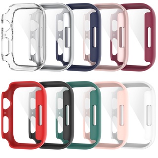 Case Pelindung Layar Bahan PC Untuk Apple Watch 8 S8 SE