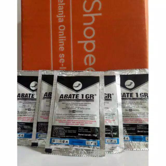 Obat Jentik Jentik Abate 10 Gram 1gr Pembasmi Basmi Uget Uget Jumantik Nyamuk Dbd Ampuh Terlaris