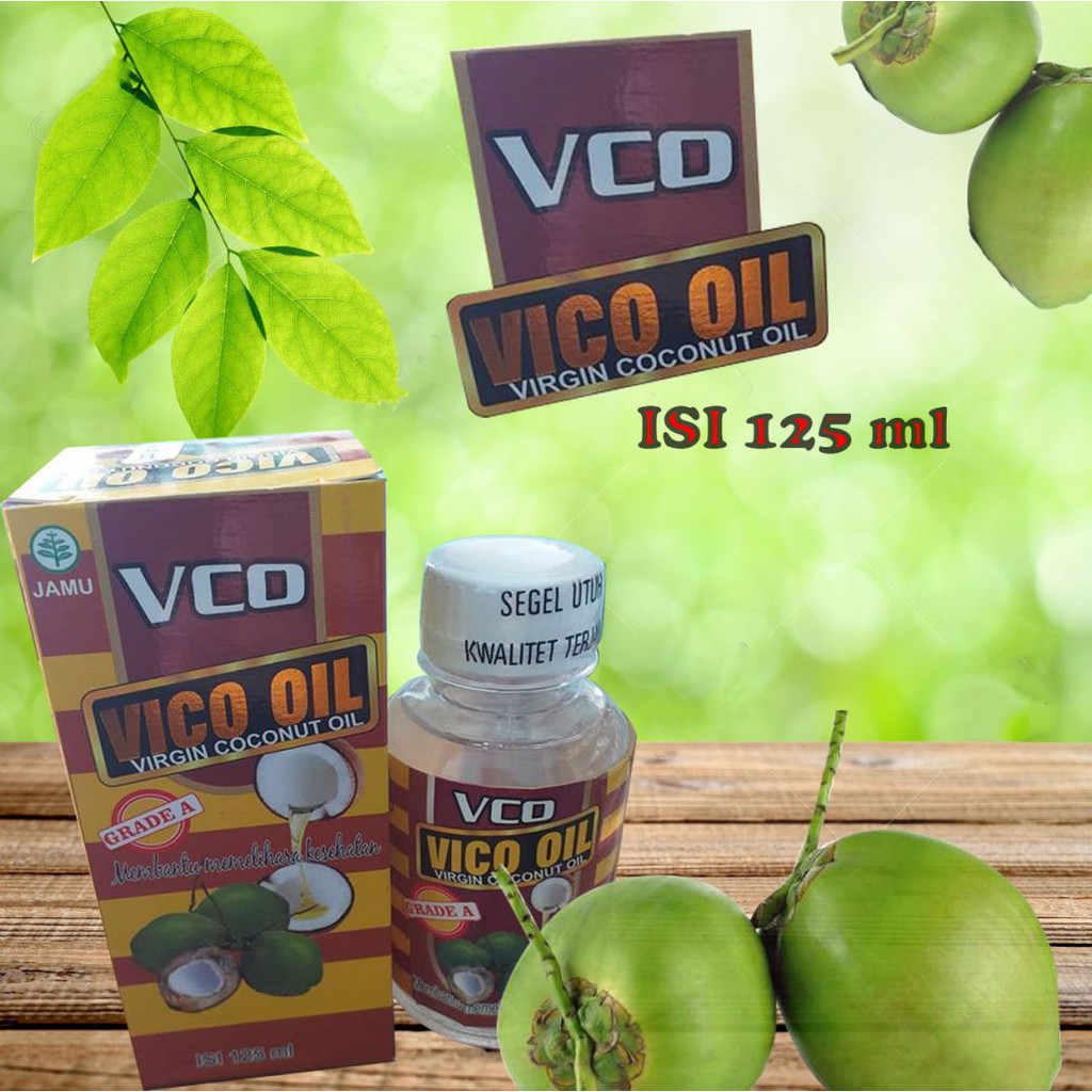 Vco Vico Oil Minyak Kelapa Virgin Coconut Oil 125ml