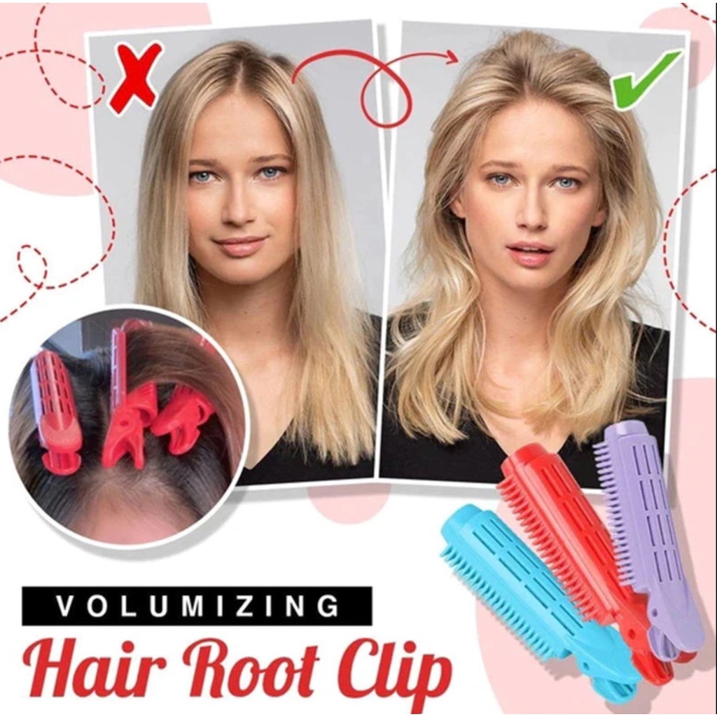 PA Roll Rambut Jepit Korea Hair - Gulung Jepitan Clip Volumizing Hair Poni Roller Blow Keriting Curly / IR056