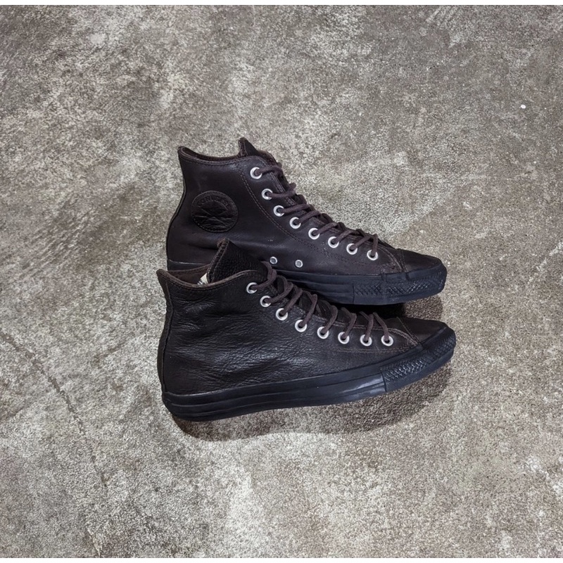 sepatu pria bekas CONVERSE LEATHER CT Hi BROWN size 41
