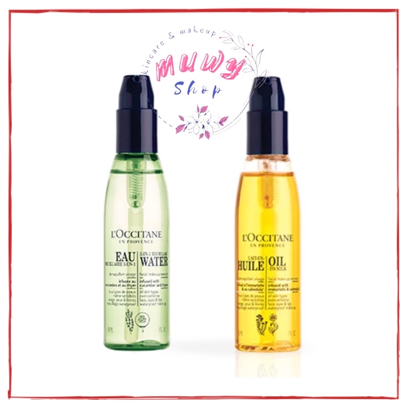 L'occitane LOccitane Essential Cleanser 3-IN-1 Micellar Water / Cleansers Oil To Milk Facial Make Up Remover