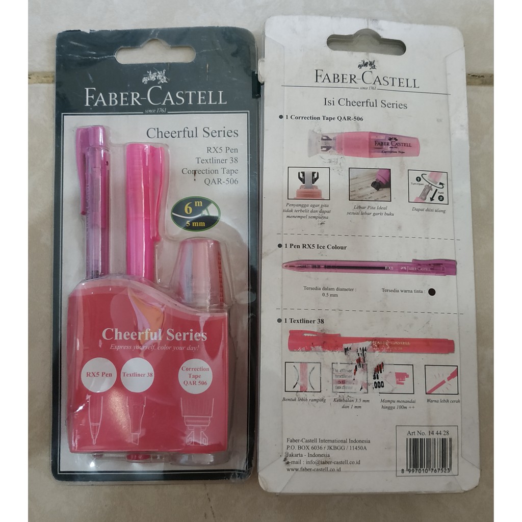 

Paket Alat Tulis Faber Castell Cheerful Series