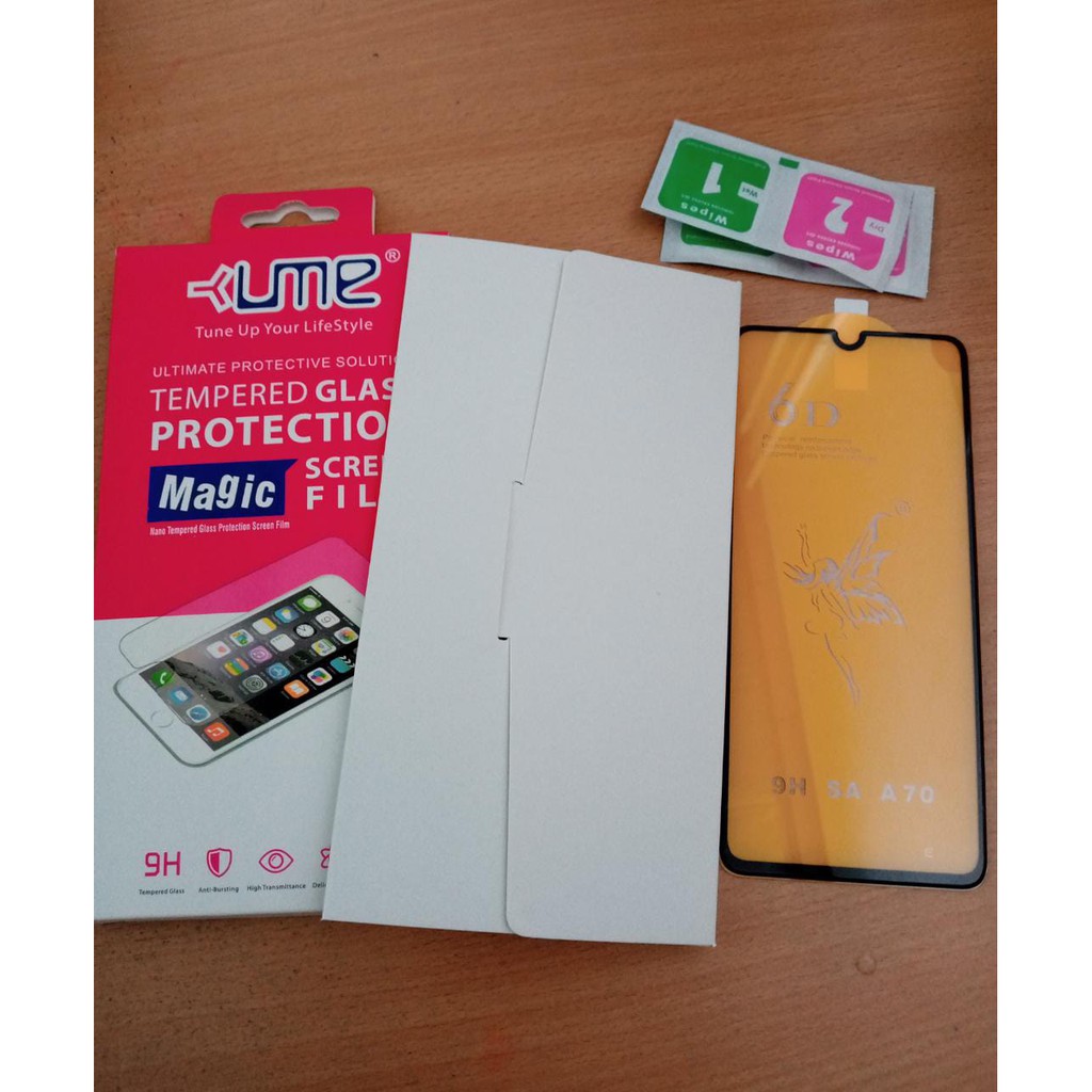 (GROSIR 5PCS) IPHONE 11/11 PRO/11 PRO MAX Tempered glass 6D Merk UME anti gores full screen/layar