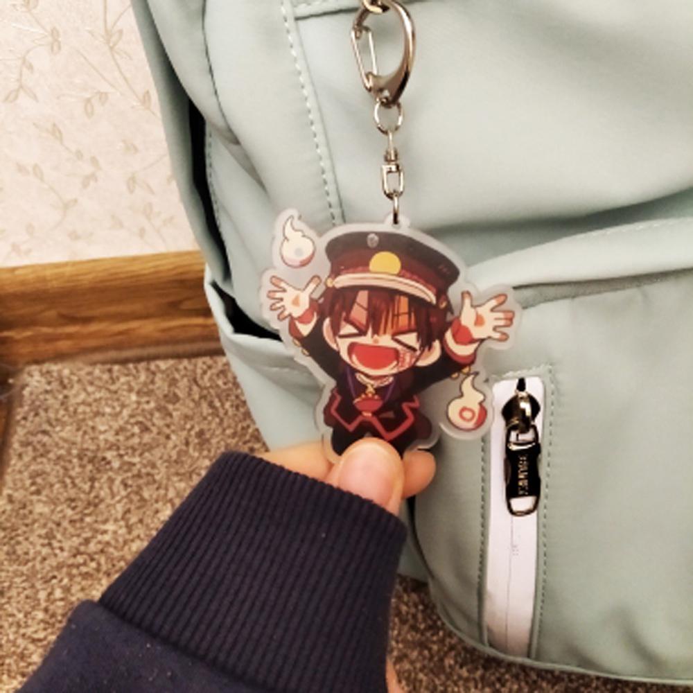 Lanfy Kartun Gantungan Kunci Liar Sederhana Wanita Hanako Kun Jibaku Shounen Yahiro Nene Cosplay Prop