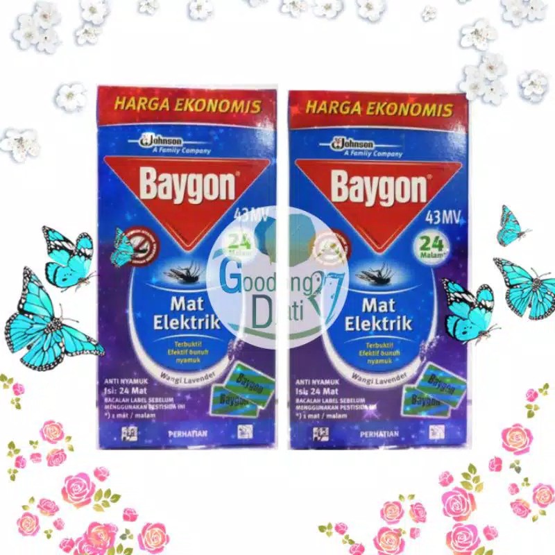 Baygon Mat Elektrik Refill Lavender 24mat