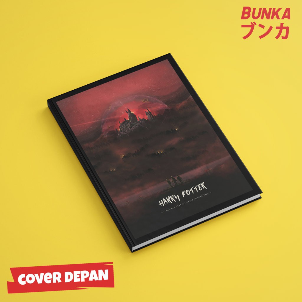 

Notebook Harry Potter and the Deathly Hallows Art Cover B Hardcover A5 Buku Tulis Catatan Note
