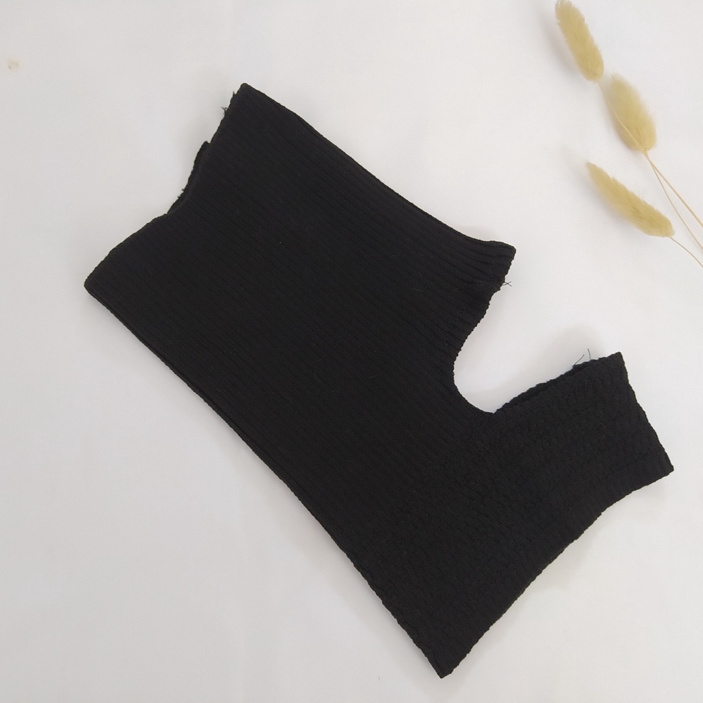 Ciput Rajut Anbud Anti budeg-Hitam