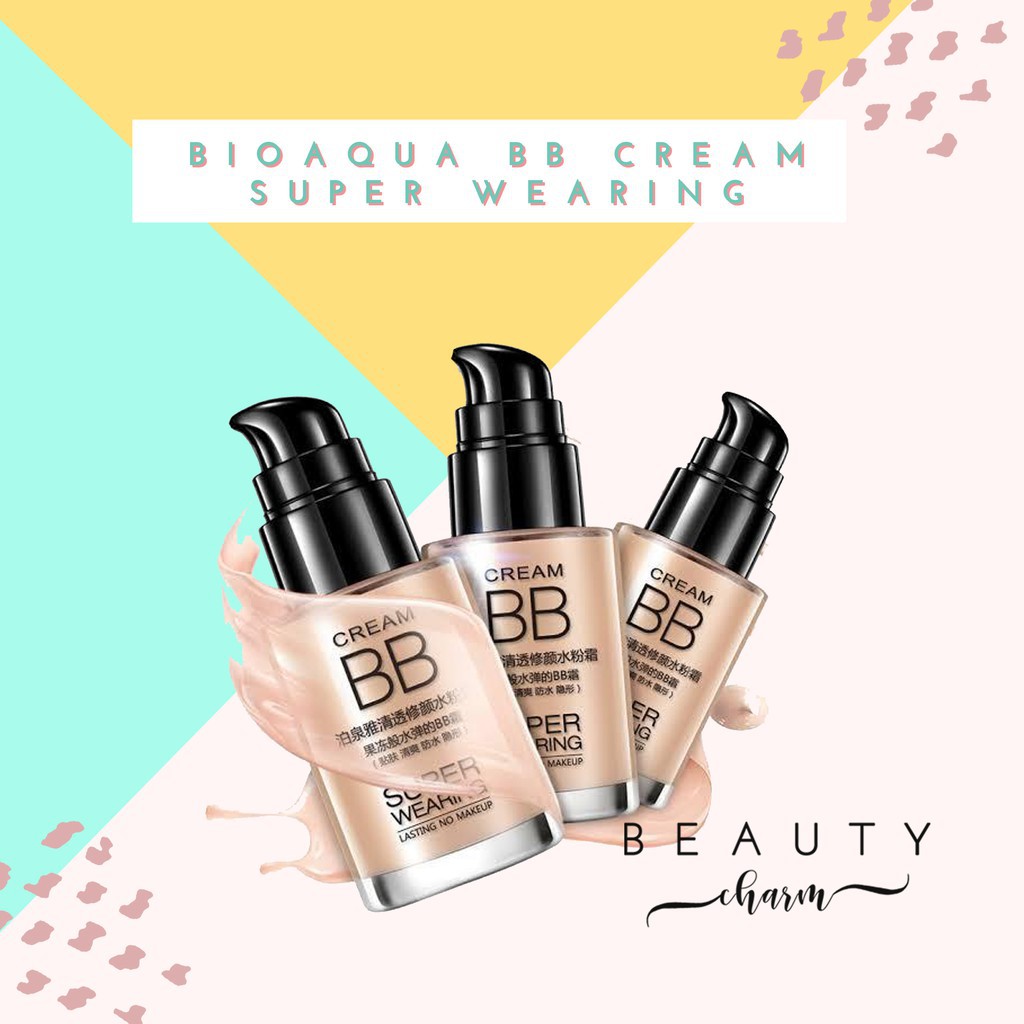 Bioaqua BB Cream Super Wearing Pelembab Pemutih Wajah
