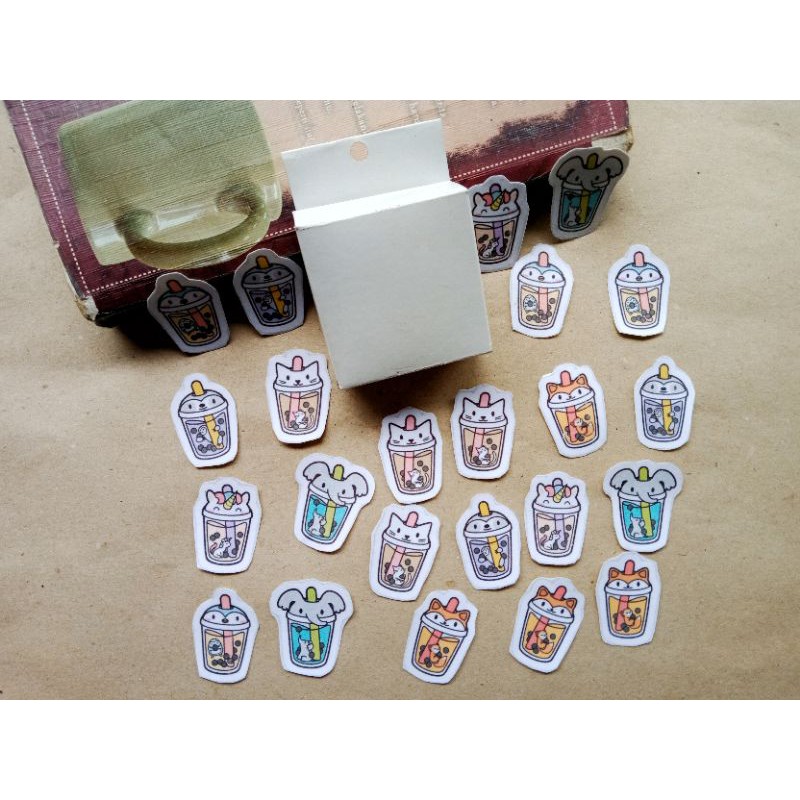 

#23 BOBA STIKER AESHTETIC BOX MINI
