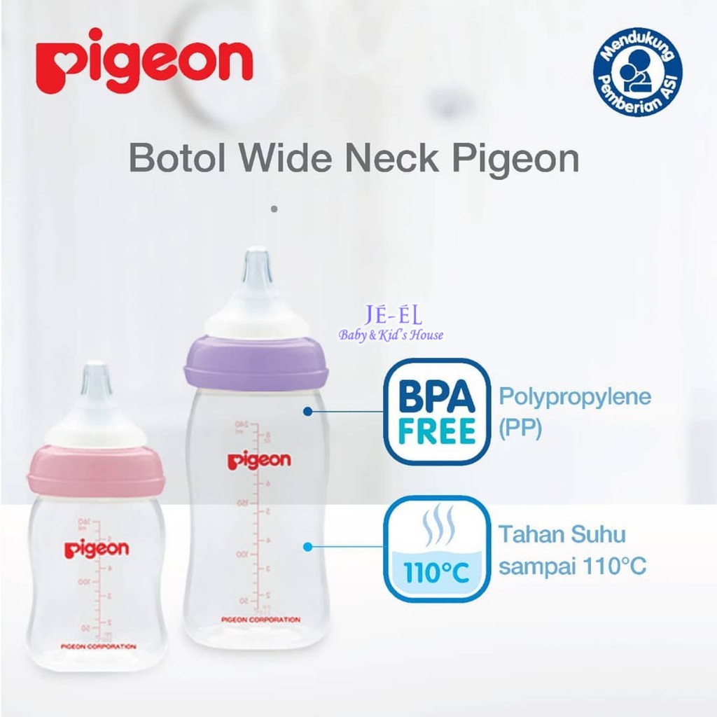 Pigeon Soft Touch Peristaltic PP Neck 160ML/240ML Beli 2 Bonus 1