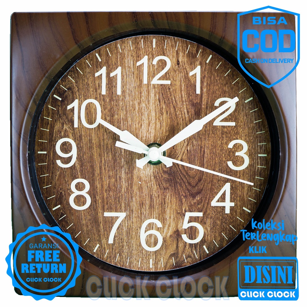 Jam Dinding Polos Minimalis Bagus Wall Clock Dekorasi Rumah  PM-2059