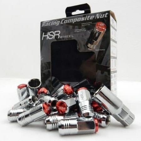 Baut Roda Racing Variasi Honda Jazz HSR Wheel Drat 1.5 Red Panjang