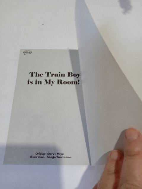 The train boy is in my room